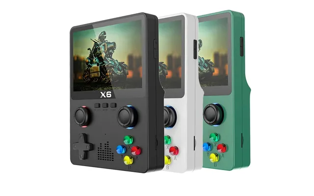 New Consoles X6 3.5inch Ips Screen Handheld Player Dual Joystick 11 Simulators Gba Video Game Console For Boy
