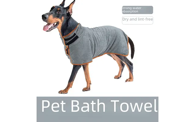 New Dog Bath Towel Pet Absorbent Bathrobe Large And Small Dogs Clean Whole Body Wrapped Cat Bath Towel Wholesale