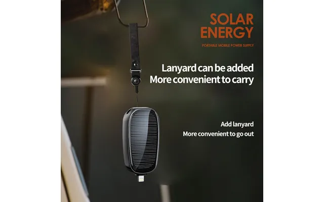 New Mini Emergency Solar Bank Outdoor Equipped Wireless Mobile Power Supply Small And Portable