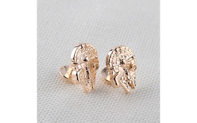 New Paint Retro Cufflinks Fashion Spaceship Couple Shirt Cufflinks