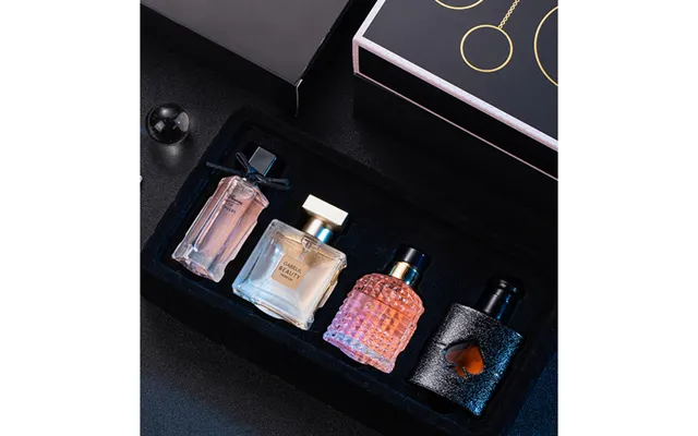 New Perfume Flower Tale Of Black Crow Four Piece Women's Perfume Set Gift Box Fresh And Lasting Fragrance Popular Perfum