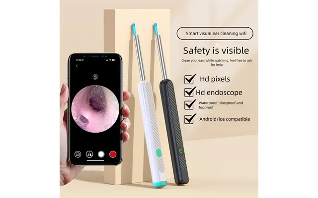 New Product Hd Waterproof Camera Head Luminous Wireless Visual Ear Pick