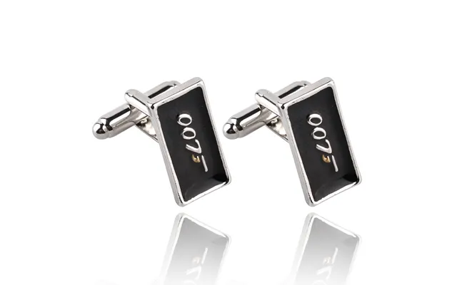 New Rectangular Fashion Letter Style Retro Versatile Alloy Metal Cufflinks Shirt Cuff Nails