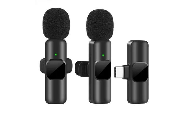 New Wireless Lavalier Microphone Portable Audio Video Recording Mini For Iphone Android Live Broadcast Gaming Phone Mic