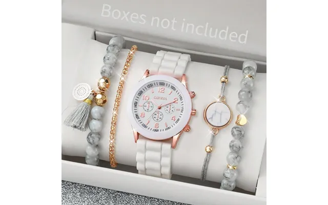 New Women's Korean-style High-end Sense Quartz Watch Simple Classic Silicone Strap Women's Watch Fashion Suit