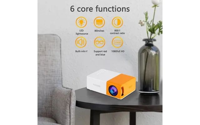 New Yg300 Micro Mini Projector Home Cross-border Led Portable Projector Hd Manufacturer