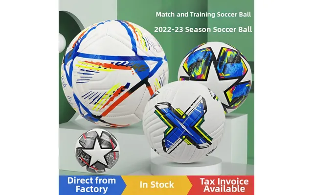 No. 5 Pu Machine Stitched Soccer Ball World Cup Match Ball Champions League Ball Premier League Ball Children's Training