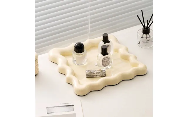 Nordic Ins Style Aromatherapy Square Corrugated Tray Desktop Storage Tray Home Bedroom Cosmetics Storage Furnishings
