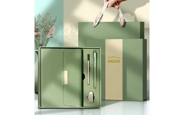 Notebooks Fashion Creative Office Gift Box Meeting Diary Tri Fold Conference Notebook Diary Can Print Corporate Logo