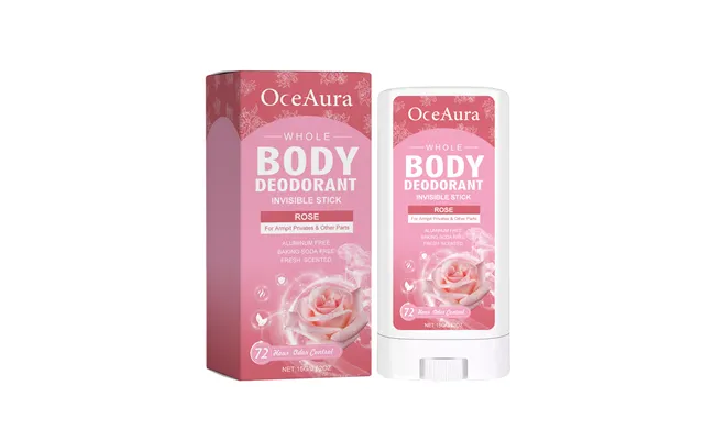 Oceaura Whole Body Deodorant - Rose Fragrance Naturally Refreshing Lighten Underarm Odor Lasting Fragrance