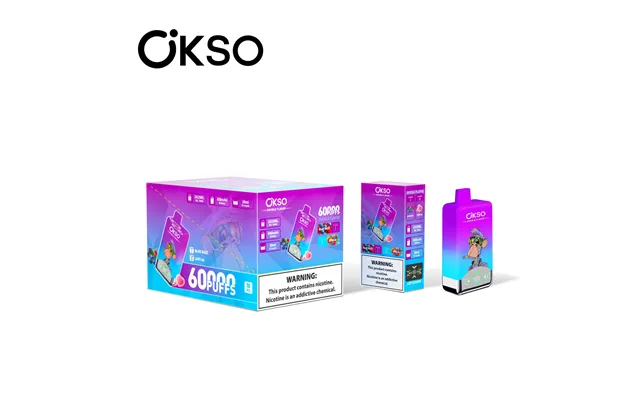 Okso Double Flavor E-zigarette Mit 650 Mah Akku - 60.000 Zügen