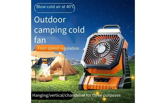 Outdoor Camping Usb Portable Night Fishing Hangable Tent Light Long Battery Life Emergency Rechargeable Fan