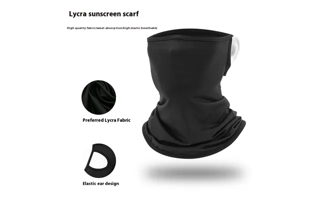 Outdoor Cycling Masked Hanging Ear Bib Neck Head Cover Face Mask Multifunctional Magic Bandana Neck Cover