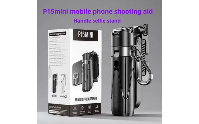 P15 Mini Selfie Stick Holder Desktop Tripod Handheld Stabilizer Bluetooth Remote Control Phone Shooting Assistant