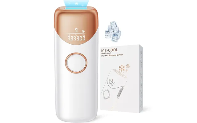 Painless Ipl Laser Removal Device With 5 Ice Cooling - 3-in-1 Permanent Hair Remover For Women & Men Gold