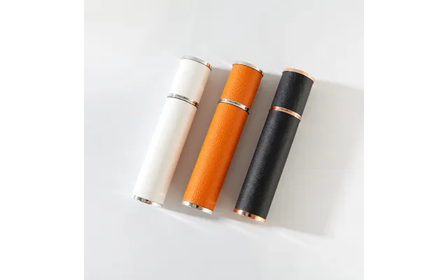 Perfume Accessories 12ml Leather Perfume Sub Bottle Portable Small Sample Oral Press Sub Packaging Empty Bottle Liquid S