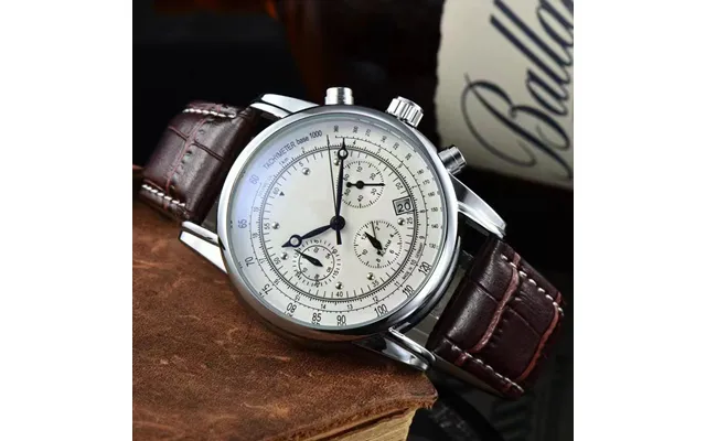 Platform Zeep Fashion Men's Casual Quartz Leather Strap Watch