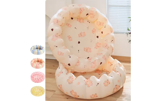 Pool & Accessories Kids Inflatable Pool Thickened Baby Swimming Pool With 100 Colorful Balls Indoor Outdoor Water Play C