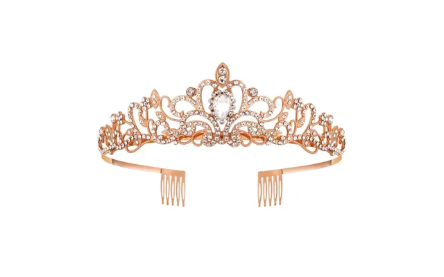 Popular Bridal Crown Hair Accessories Wedding Crown Headdress Fairy Princess Hair Crown Fashion Simple Rhinestone Headba