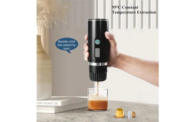 Portable Capsule Coffee Machine Wireless Electric Espresso Machine Accompanying Coffee Maker Outdoor Capsule Coffee Powd