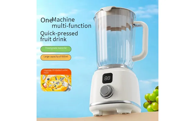 Portable Juicer Blender For Fruits & Smoothies - 600ml High-speed Usb Rechargeable With 5 Blades