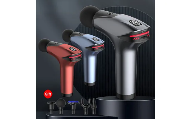 Portable Massage Gun Percussion Pistol Professional Deep Muscle Massager For Body Neck Back Relaxation Fiess Slimming