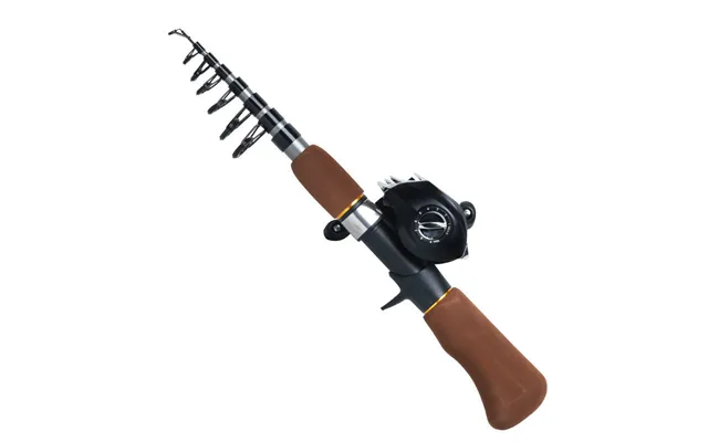 Portable Small Mini Baitcasting Reel Ultra Short Telescopic Lure Snakehead Bass Rod Horse Mouth Topmouth Culter