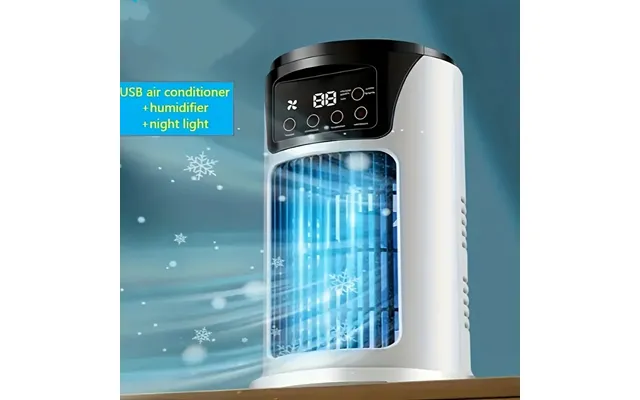 Portable Smart Air Conditioner With 7 Led Lights Mini Usb Air Conditioner Cooling Cooler Fan For Home Office