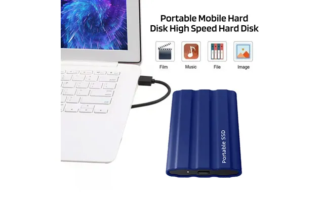 Portable Type-c Ssd 1tb 2tb 4tb External Solid State Drive High-speed Transmission Large Capacity Storage Hard Drive For