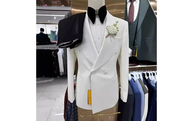 Pre-sale Ships In 15 Days 2pcs Men's Business Suit Wedding Host Formal Dress Code Acetate Material Spring Autumn Winter 