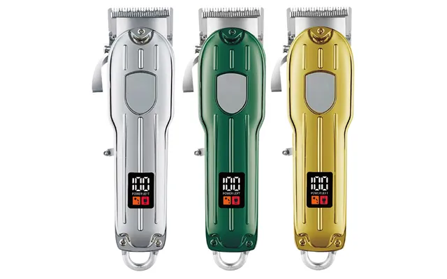 Professional Cordless Hair Clipper For Men With Lcd Screen - Rechargeable Electric Hair Trimmer For Home & Salon Use