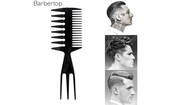 Professional Double Side Tooth Combs Fish Bone Shape Hair Brush Barber Hair Dyeing Cutting Coloring Brush Man Hairstylin
