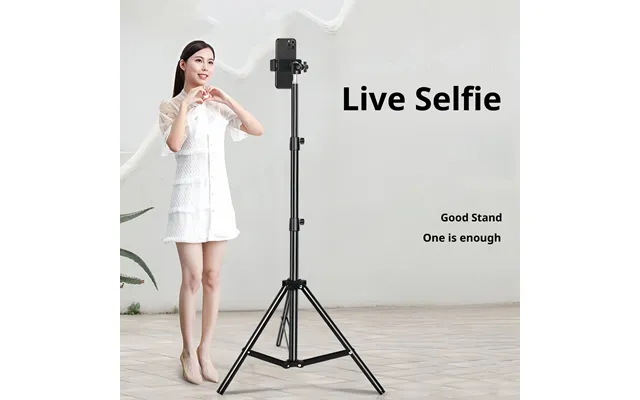 Professional Phone Tripod Stand With Bluetooth Remote - Adjustable Height 55cm 1