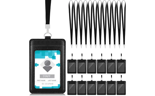 Pu Id Card Holder Access Card Holder Id Card Holder 1.5 Plastic Hook Lanyard Meal Card Brand Holder