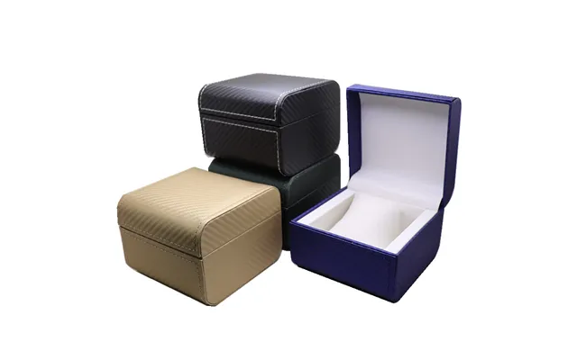 Pu Leather Watch Box Premium Watch Bracelet Storage Box Watch Packaging Box Gold Convenient Watch Box