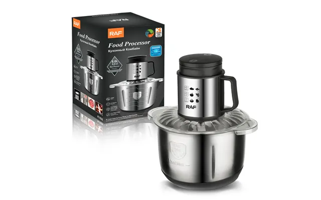 Raf Cross Border Exclusive European Standard Meat Grinder Kitchen Home High Power 5l Stainless Steel Cooker For Garlic