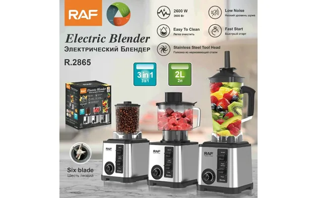 Raf Eu Standard Multifunctional 3-in-1 Juicer Home Food Processor Meat Grinder Powder R