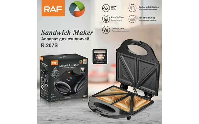 Raf European Cross-border Sand Waffle Maker Toaster Multifunctional Light Food Breakfast Hine