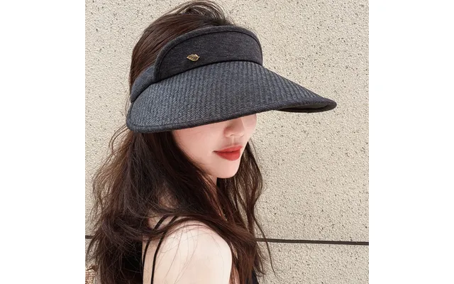 Resort Collection Uv Protection Visor - Foldable Packable Design With Detachable Chin Strap