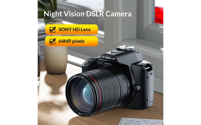 Retro Ccd Camera 64mp Hd Photography - Beginner-friendly Travel Vlog Camera