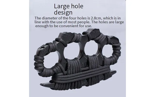 Robuster Schlagring Zur Selbstverteidigung Fingerring-stanzer Aus Legiertem Stahl Für Kampfsport - Fitness Und Notfälle