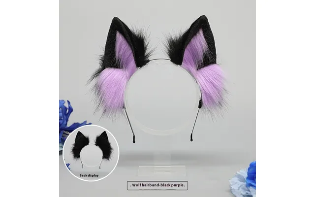 Role Playing Animal Ear Headband Cute Plush Outfit Fashionable Accessories Vicious Wolf Lone Wolf Headband Headwear