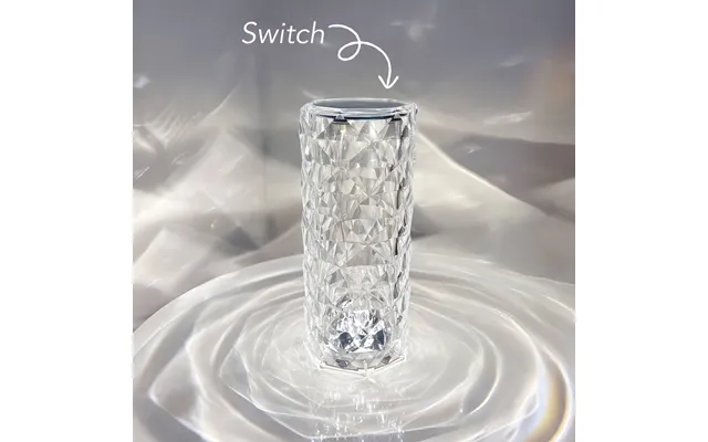 Rose Crystal Table Lamp - Usb Rechargeable Wireless Led Lamp With 7 Color Changing Modes, Perfect For Hotel, Restaurant 