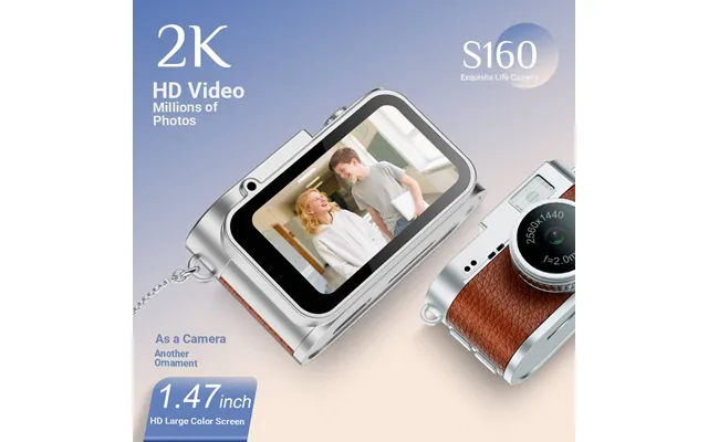 S160 Retro 2k Ccd Mini Camera 8mp Ultra-compact Digital Camera With 1