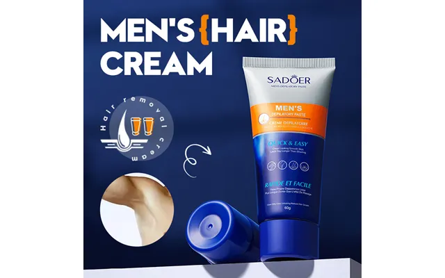 Sadoer Men's Soft And Brightening Skin Hair Removal Cream
