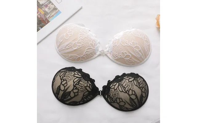 Sexy Lace Round Cup Silicone Breast Patch Ultra-thin Push-up Strapless Breast Pad