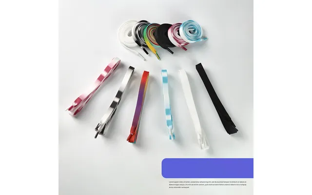 Shoe Accessories Polyester Creative Flat Shoelaces Suitable For Sneakers - Canvas Shoes,men's Sports Shoes