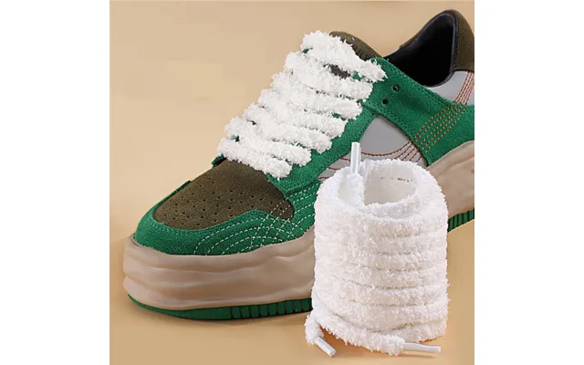 Shoe Accessories Retro Sneakers Men And Women's White Shoes Caterpillar Shoelaces Round Shoe Rope