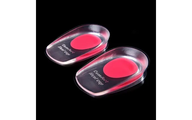 Shoe Accessoriesheel Pad Thickened Half Size Heel Cup Shock Absorption Heel Pad Silicone Heel Pad