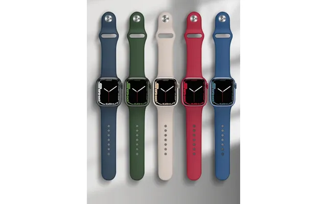 Silicone Strap For Apple Watch Band 49mm 45mm 44mm 42mm 41mm 40mm 38mm Watchband Bracelet Belt Iwatch Series 8 7 6 5 4 3